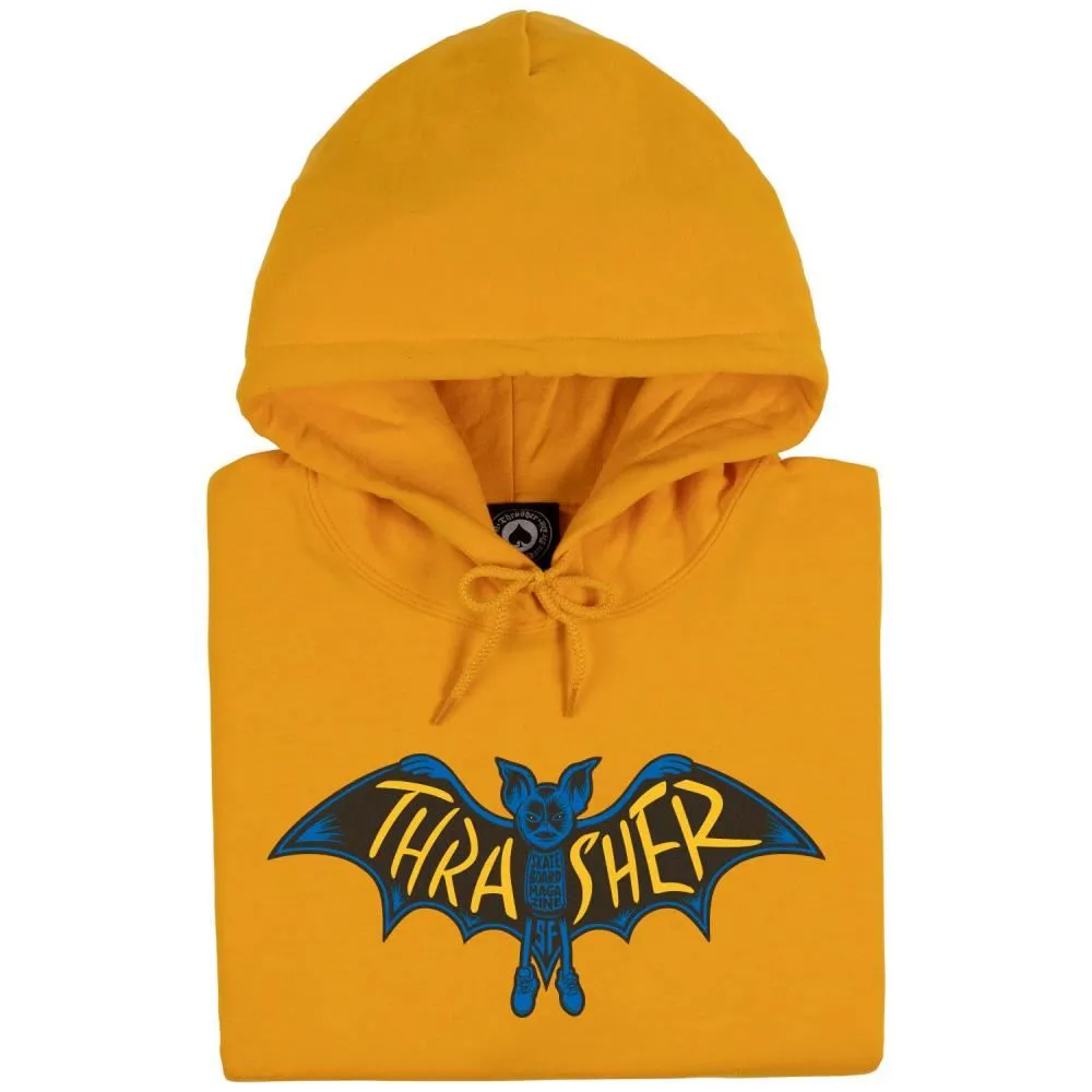 Thrasher Hoody Bat - Gold