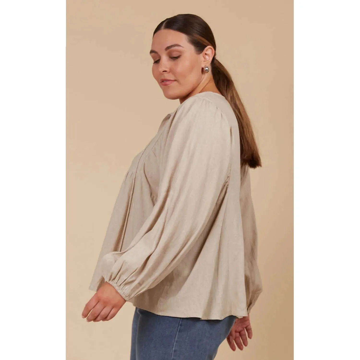Top Venus Blouse - Canvas