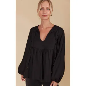 Top Venus Blouse - Onyx
