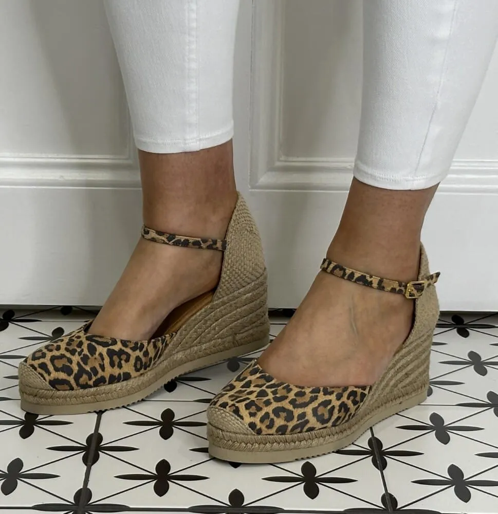UNISA CACERES Espadrilles-Leopard Print