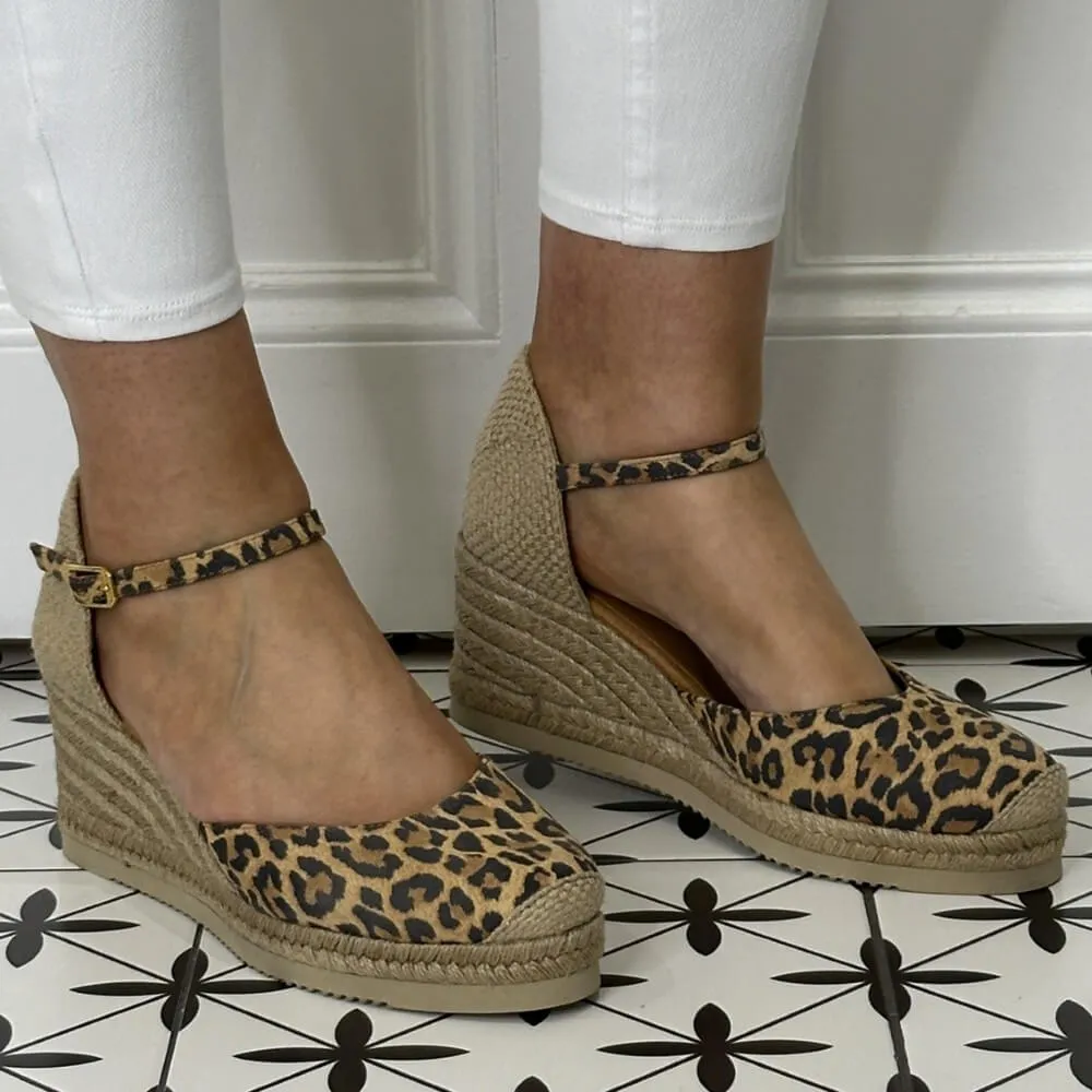 UNISA CACERES Espadrilles-Leopard Print