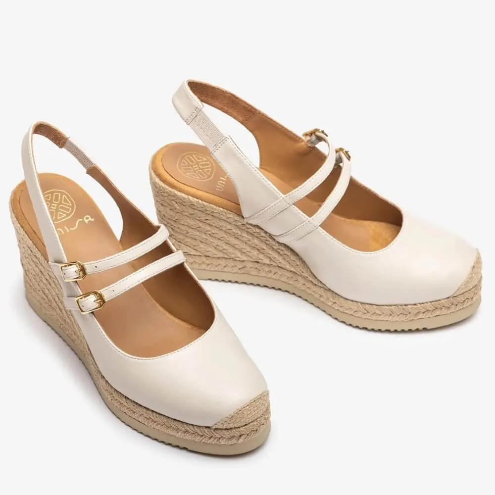 Unisa Cyntia Espadrilles-IVORY