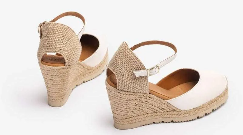 Unisa Ivory Wedge Espadrille |CASTIL25IV