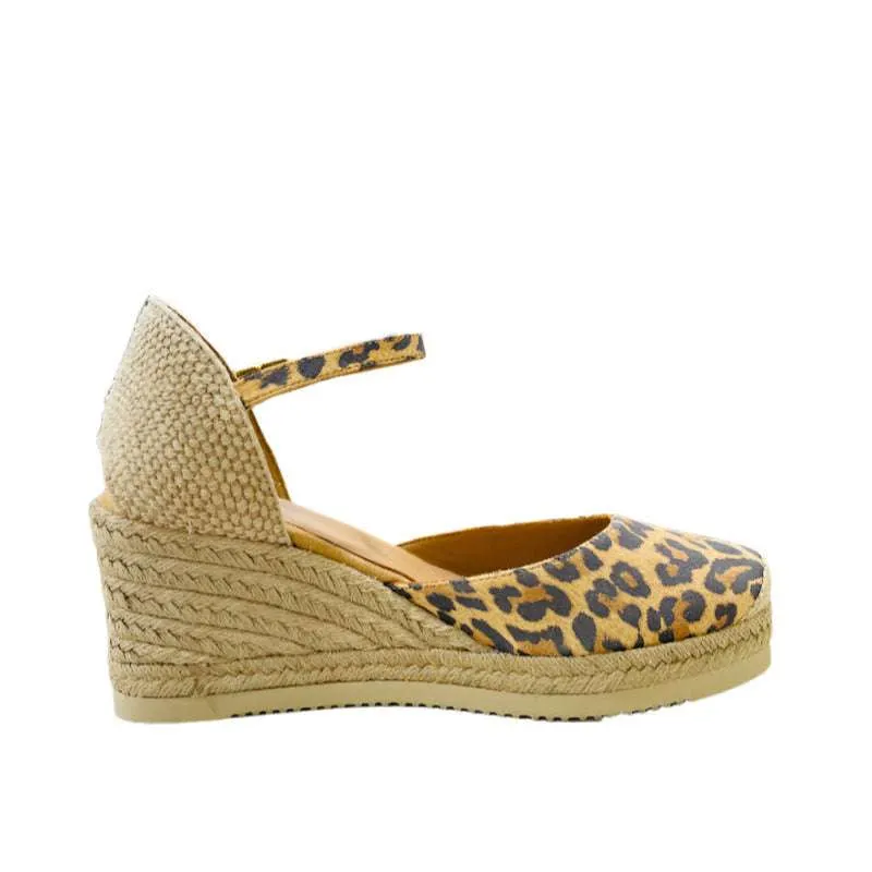 Unisa Leopard Print Wedge Espadrille|CASTIL25BR