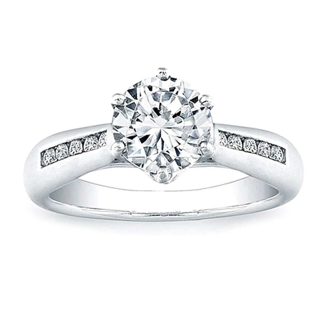 Vatche Channel-set Royal Crown Engagement Ring .15ct tw