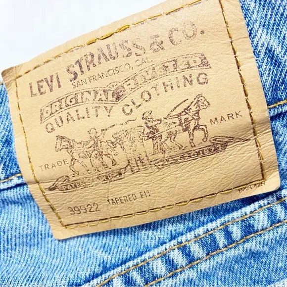 Vintage Levi’s Orange Tab Medium Wash Mom Denim Jean Shorts 18
