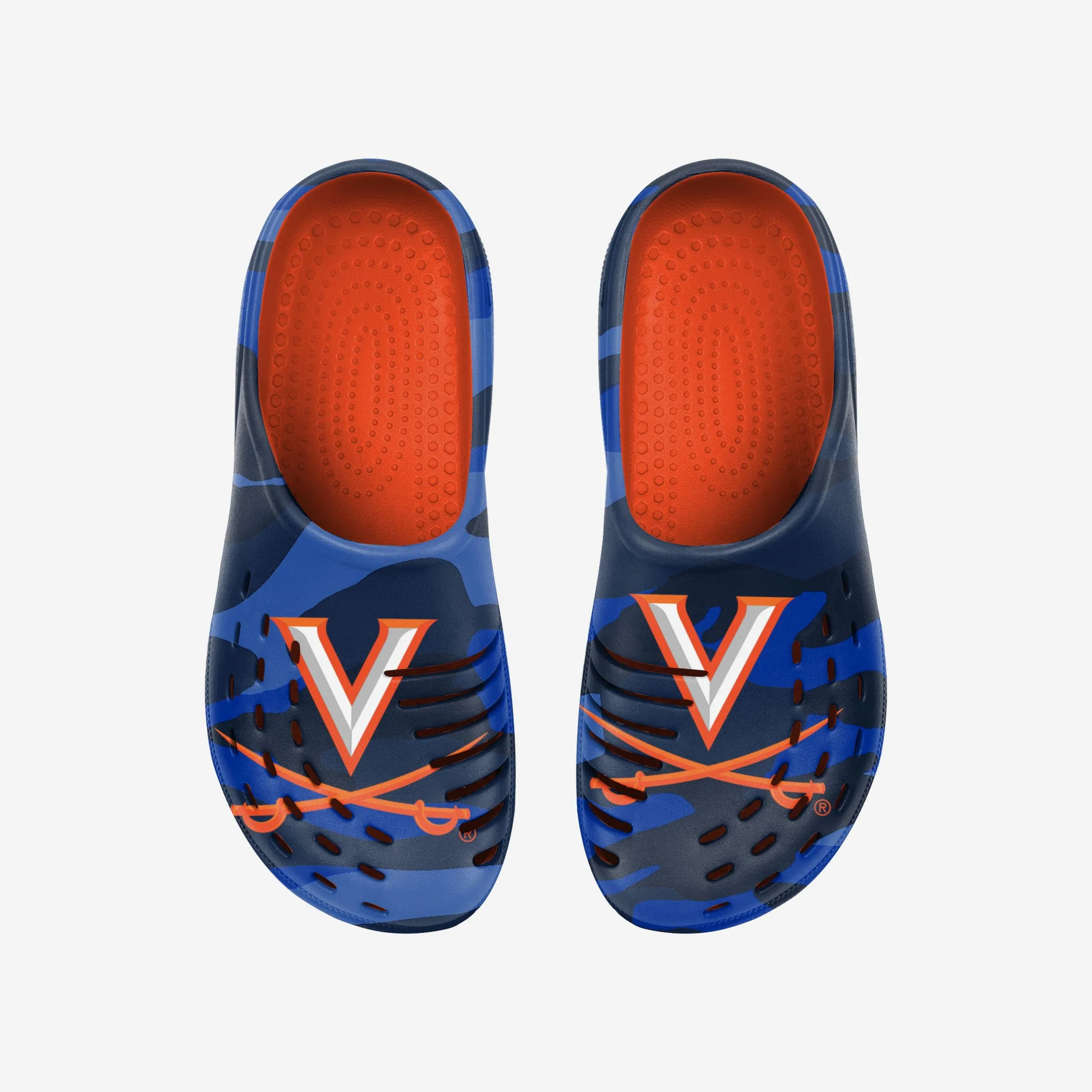 Virginia Cavaliers Tonal Camo Clog