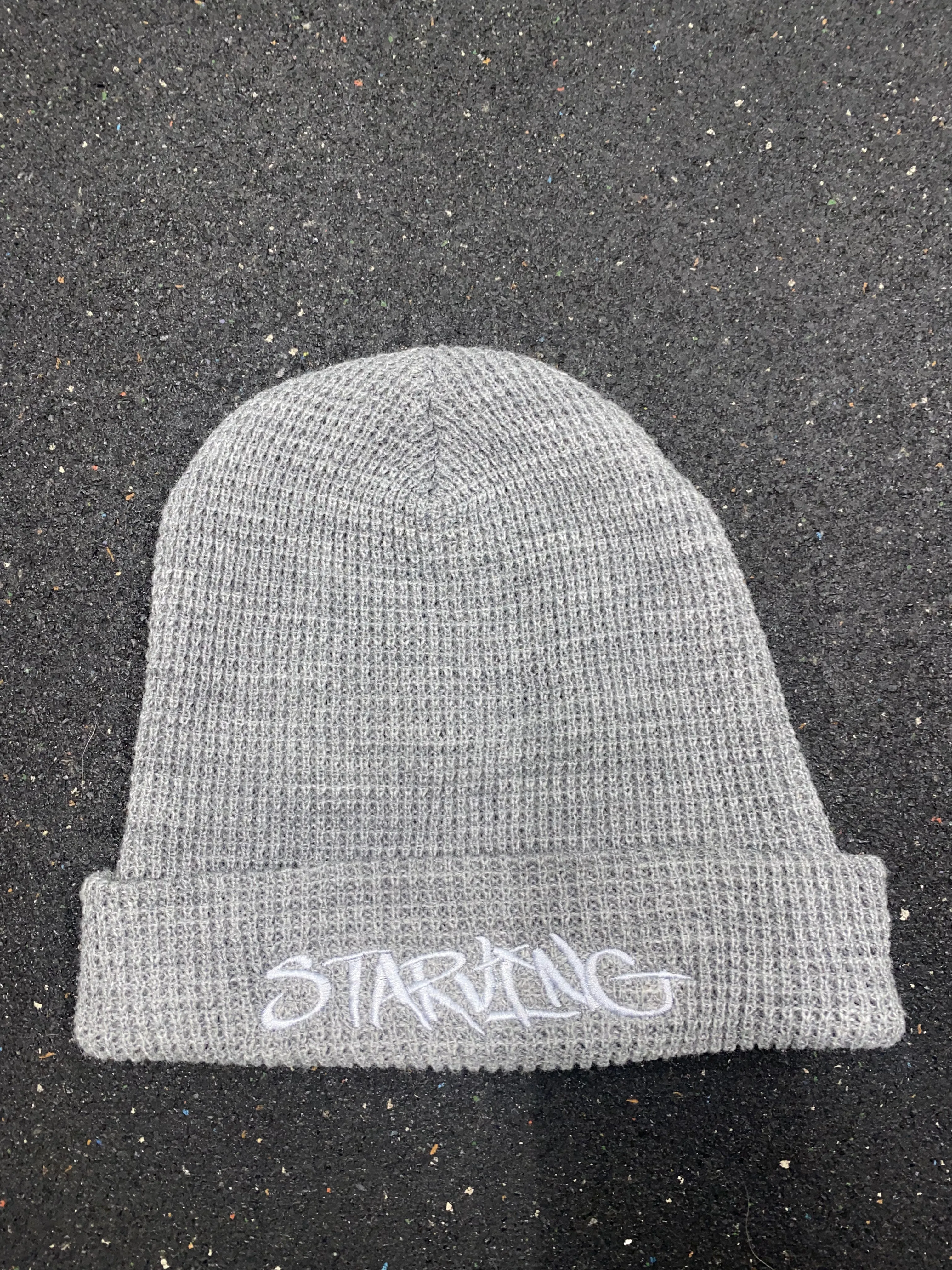 WAFFLE BEANIE - GREY