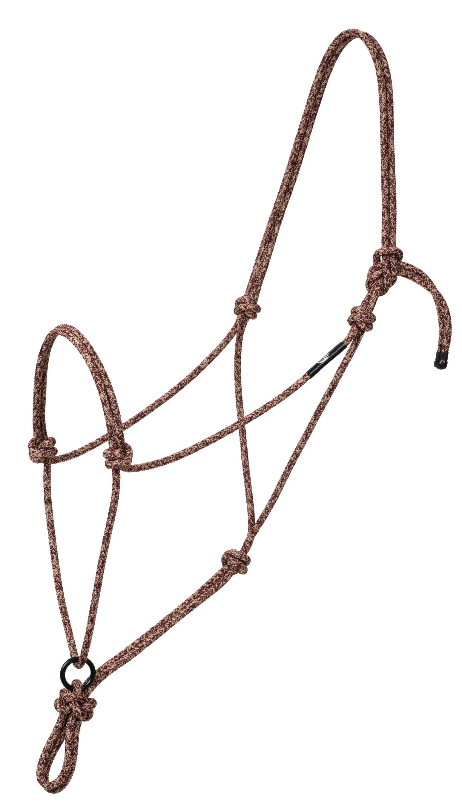 Weaver Silvertip Transition Rope Halter with Sliding Ring, Large Horse (Multiple Color Options)