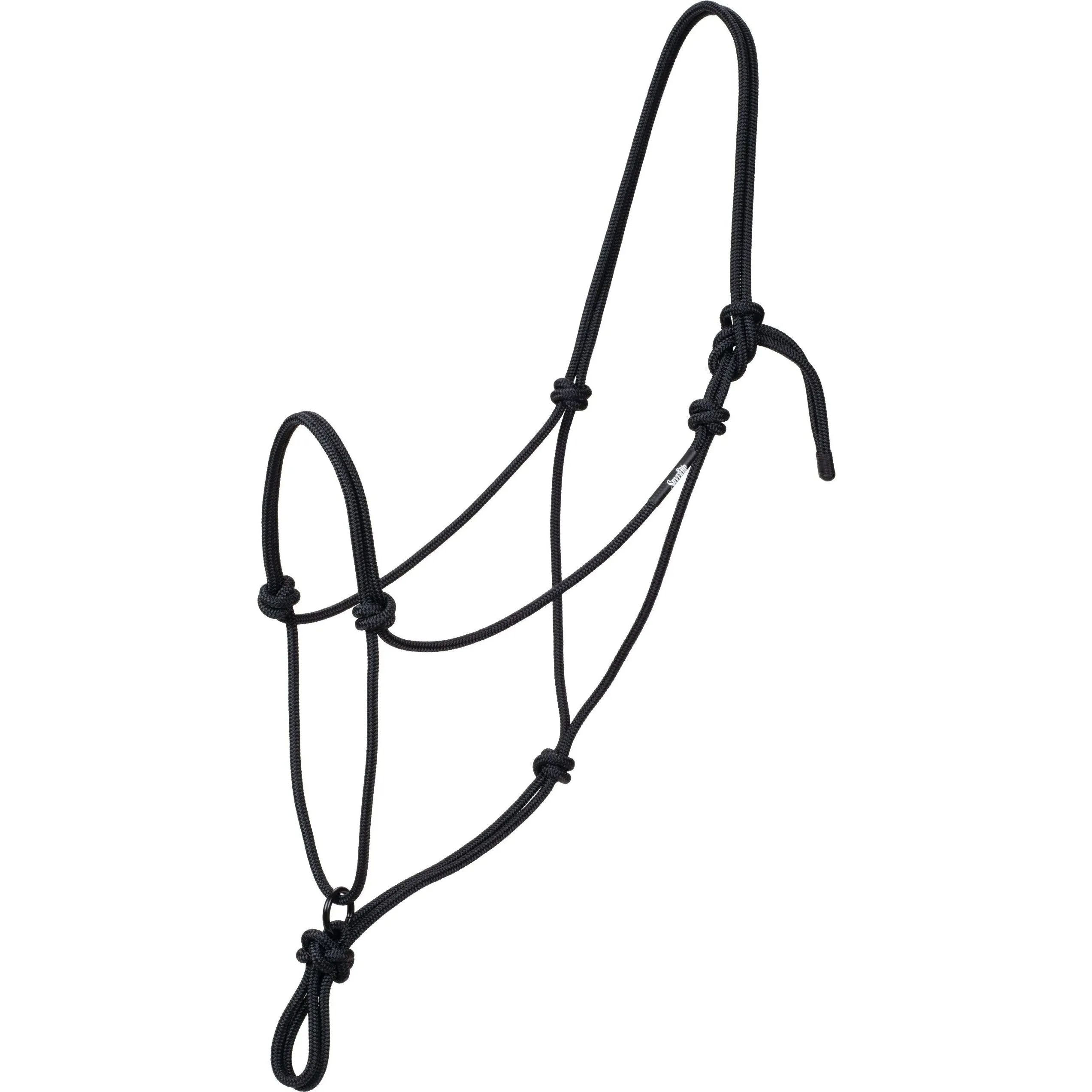 Weaver Silvertip Transition Rope Halter with Sliding Ring, Large Horse (Multiple Color Options)